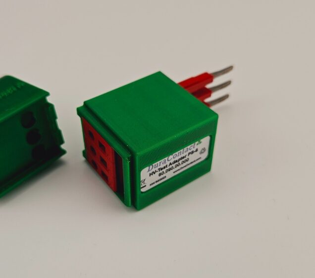 HV Prüfadapter zur schnellen und sicheren Kontaktierung von Reihenklemmen